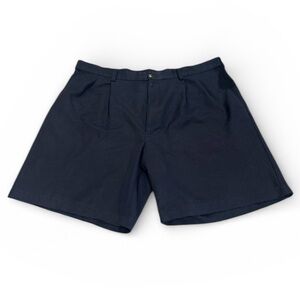 Haggar 9” Dark Blue Elastic Stretch Waistband Shorts Men’s Size 38 EUC